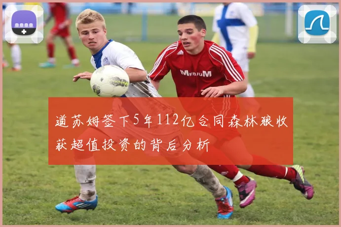 道苏姆签下5年112亿合同森林狼收获超值投资的背后分析